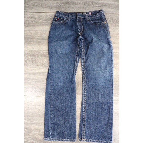 Ariat FR Jeans Men 34x32 M4 Mid Rise relaxed Boot Work Flame Resistant CAT2 2112 - Picture 8 of 9